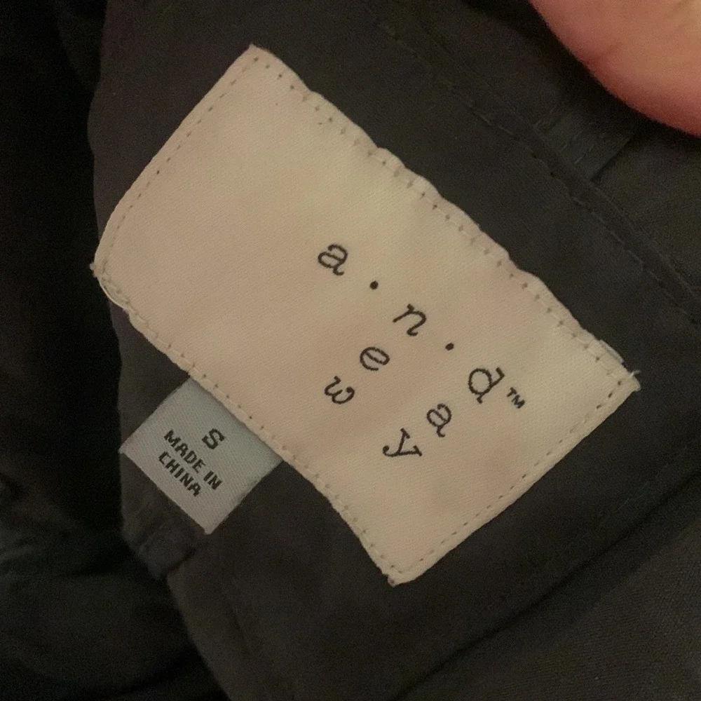 A New Day Lightweight‎ Gray Utility safari Jacket size Small hooded